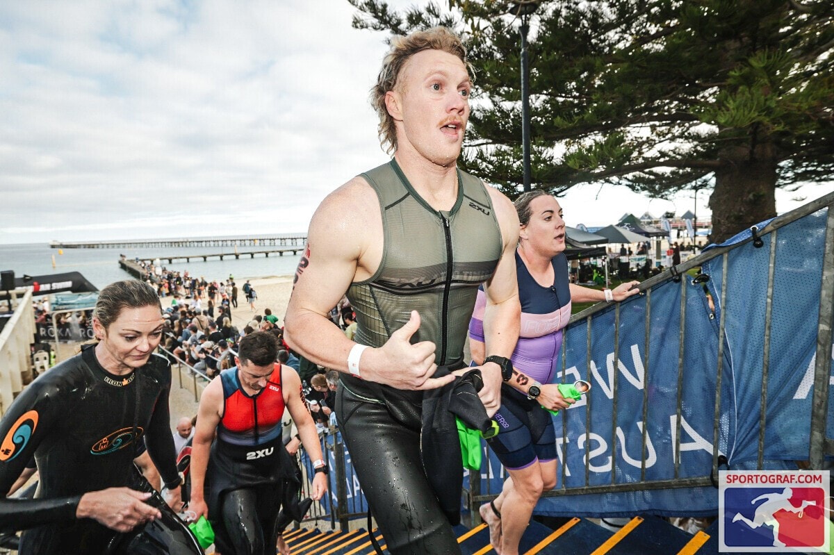 Endurance athlete in motion